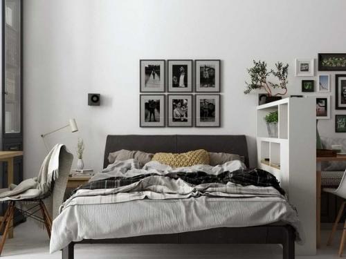 Квартира 28 М 2, спальня и кухня в одной комнате. 03