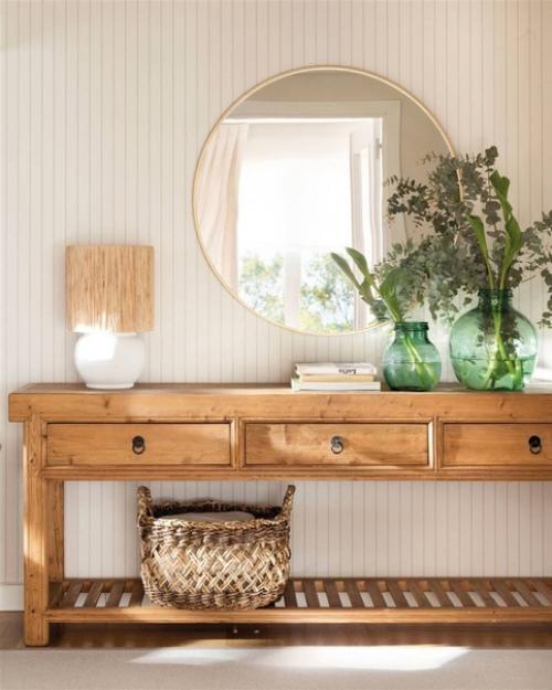 Где разместить круглое зеркало? 08