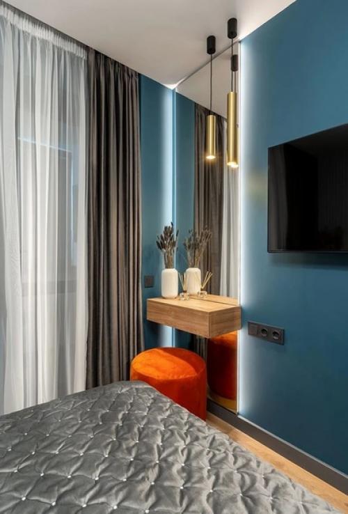 Чудесное преображение единственной комнаты в старой панельной однушке! 06