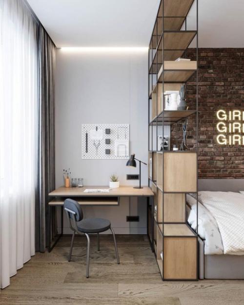 Дизайн детской комнаты для девочки - подростка. 06