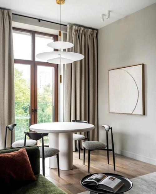 Дизайнер Влада петерсон оформила пространство своей квартиры с сочетанием большого количества природных текстур и глубоких оттенков! 01