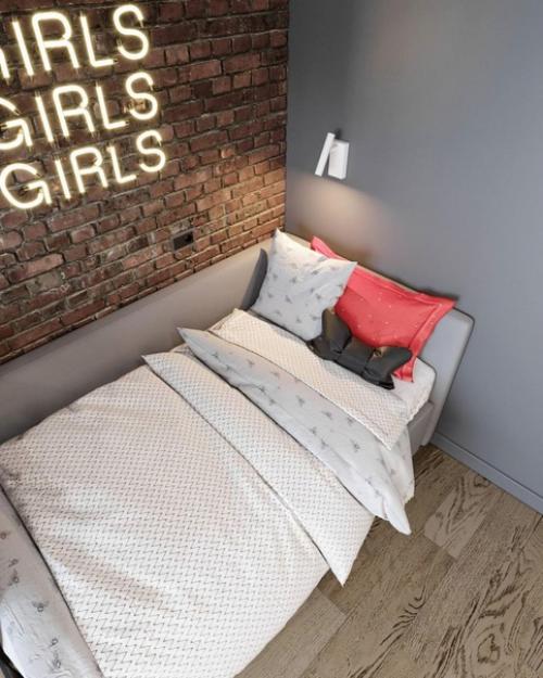 Дизайн детской комнаты для девочки - подростка. 03