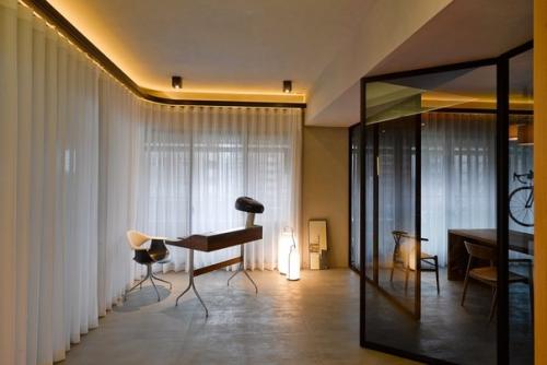 Лофт с видом на город тайбэй. 03