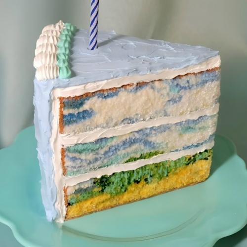 Торт в стиле Винсента ван Гога - настоящий шедевр кондитерского искусства. 01