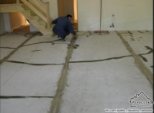 Бетонный пол своими руками. 01 Бетонный пол своими руками. 01