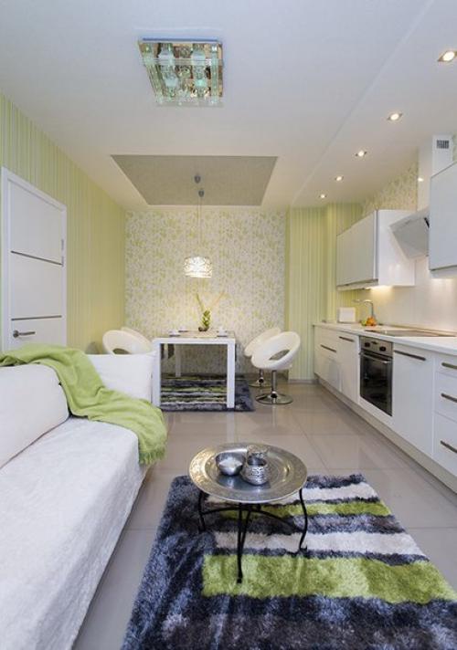 Дизайн интерьер однокомнатной квартиры в СпБ. 04