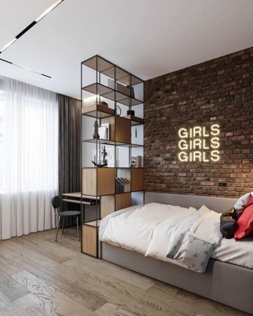 Дизайн детской комнаты для девочки - подростка. 08