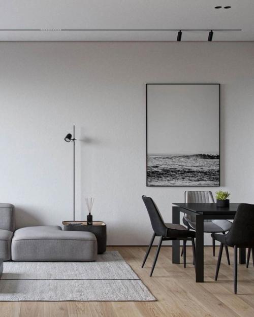 Квартира в минималистичном стиле площадью 83 кв. 07