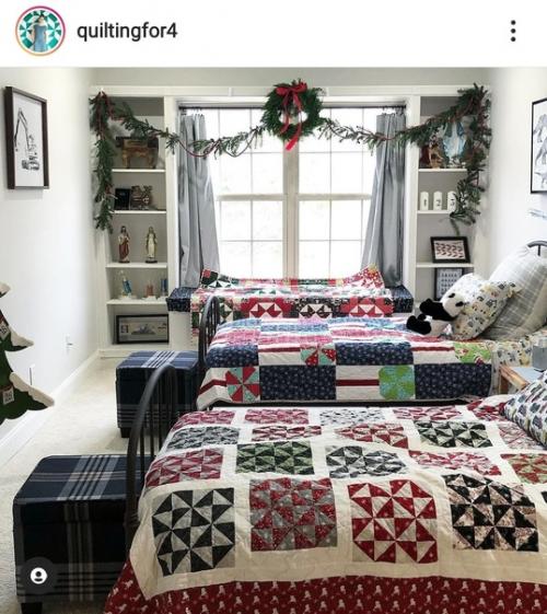 Квилт в интерьере. 01