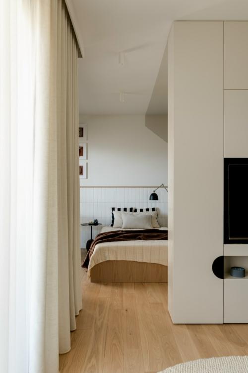 Эстетичный и функциональный интерьер 1-комнатной квартиры 35, 5 м 2 в центре Кракова, Польша. 06