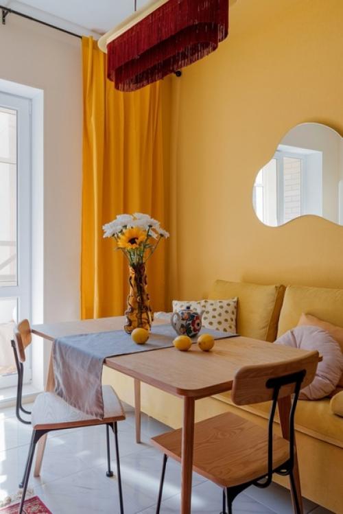 Яркий интерьер однушки 37 кв. 04