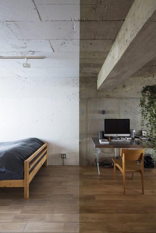 Лофт в Токио. Text - так называется проект лофта площадью 82 квадратных метра в Токио, Япония, разработанный студией JP Architects. 03 Лофт в Токио. Text - так называется проект лофта площадью 82 квадратных метра в Токио, Япония, разработанный студией JP Architects. 03