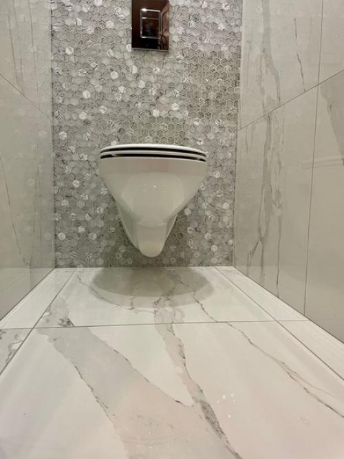 С вами проектом ванной комнаты и туалета нашей покупательницы делимся. 05