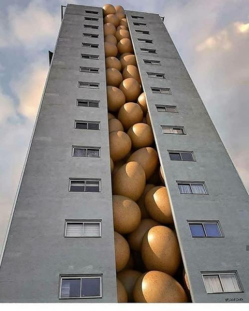 Как раскрасить серые и унылые дома а вам нравится такое современное цифровое искусство. 04