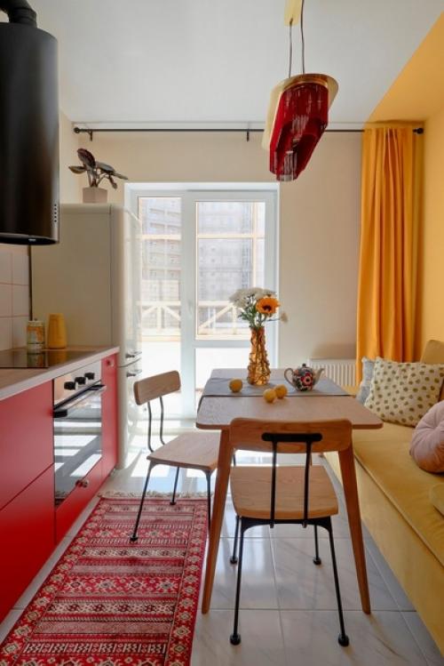 Яркий интерьер однушки 37 кв. 03