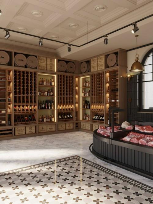 Моя студия дизайна интерьера Vitta Group создаёт особенное пространство в Армении - мясной магазин, но не просто магазин, а мясной бутик. 01