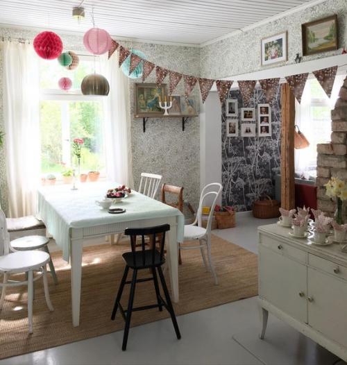 Шерстяные и хлопковые ковры в интерьере этого загородного дома - просто прелесть! 07