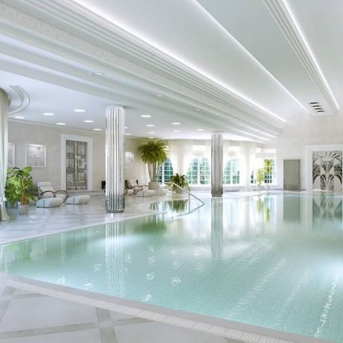 Бассейн в загородном доме 1500 метров на стадии реализации. 03