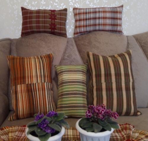 Тканые декоративные подушки. 01