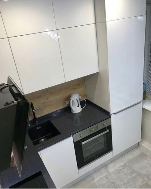 Неплохой вариант для маленькой кухни. 02