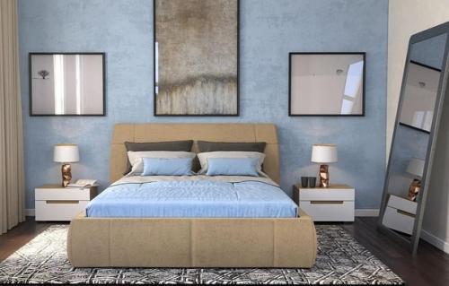 Интерьер узкой спальни обладает спецификой, расходящейся ко множеству вариантов.