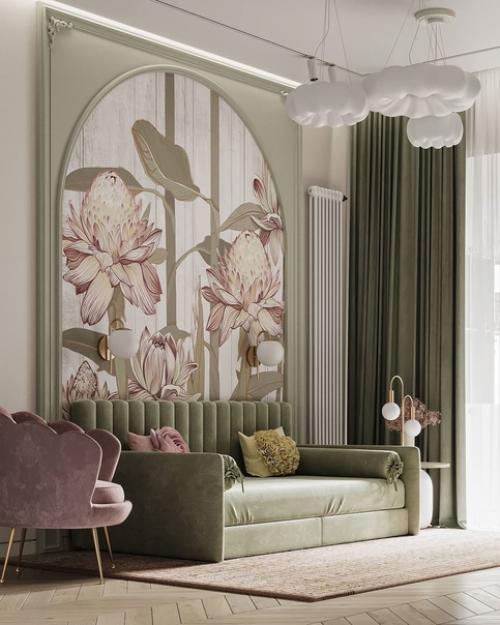 Светлый интерьер квартиры, который сочетает в себе уют и спокойствие. 04