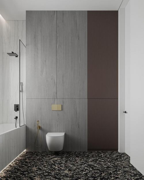 Гостевой санузел в загородном доме. 04