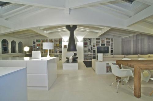 Душевный пентхаус от архитектора Fabio Gianoli.