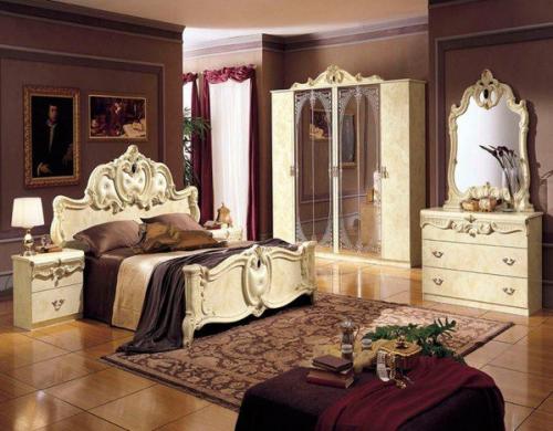 Спальня в стиле рококо. 06