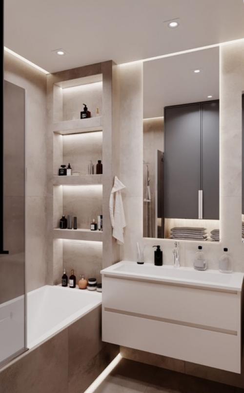 Три сан.  Узла в одной квартире. 06