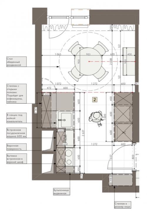 Делюсь красивой кухней в моем проекте для заказчицы из москвы. 06