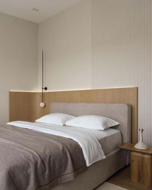 Реализованный интерьер светлой квартиры, площадью 75 кв. 03