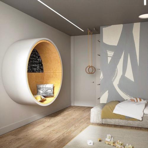 Фантастическая детская.  Своя комната для ребёнка это целый мир и так хочется сделать его необыкновенным и вдохновляющим. 05