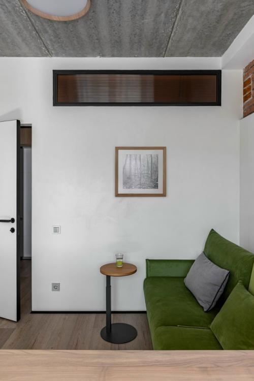 Интерьер в индустриальном стиле для семейной пары. 02