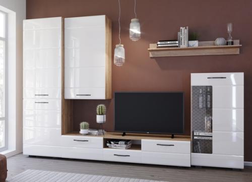 Гостиная Асти. Стильные современные стенки по-прежнему относятся к наиболее востребованному типу корпусной мебели. 06