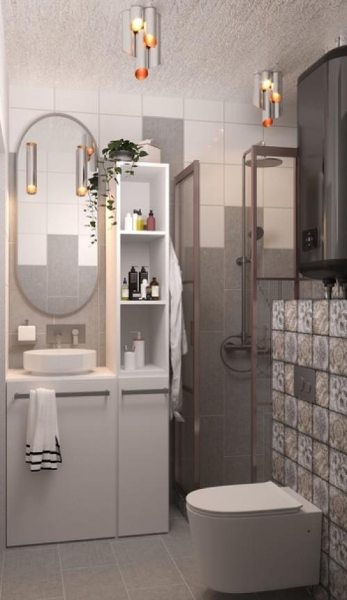 Дизaйн - пpоeкт квaртиpы - cтудии 28 кBм. 07