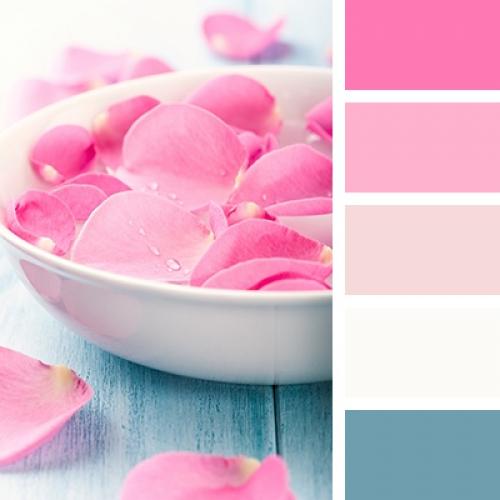 Розовый цвет в интерьере. 01