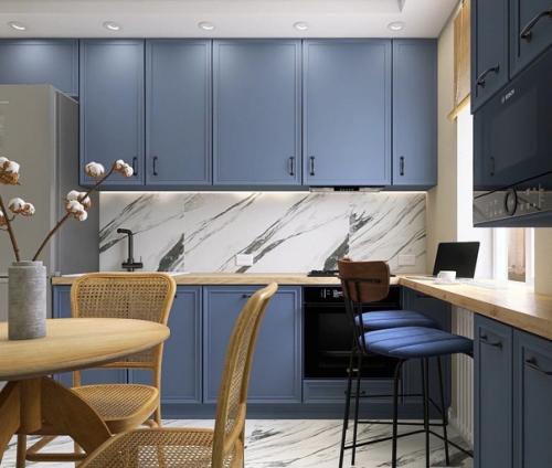 Небольшая кухня. Красивая, стильная. 03