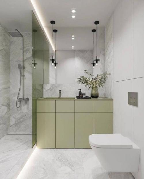 Уютный гармоничный интерьер однокомнатной квартиры. 09