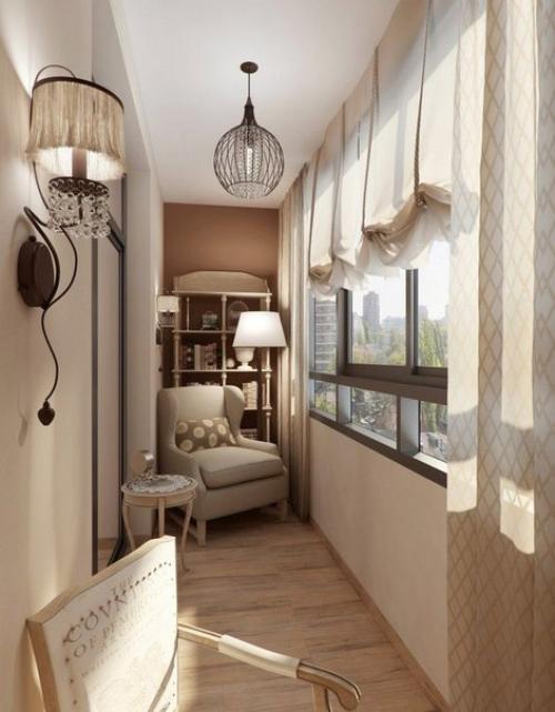 Дизайн узкого балкона: 7 лучших идей. 01