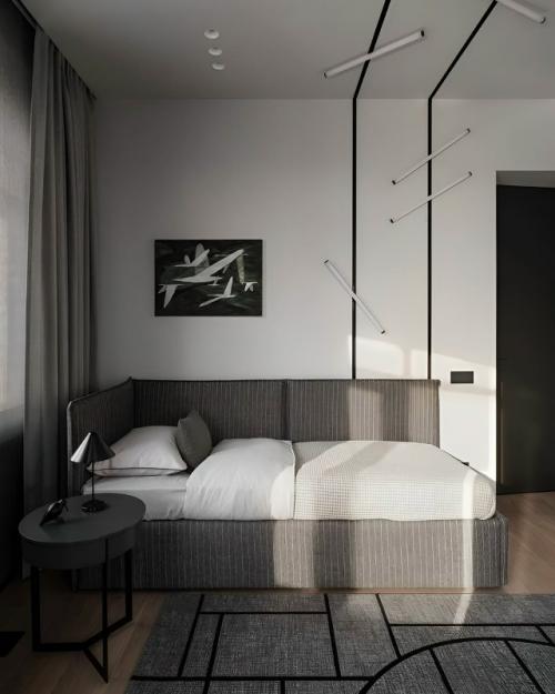 Реализованный интерьер квартиры для молодой пары с ребенком, в Липецке. 08