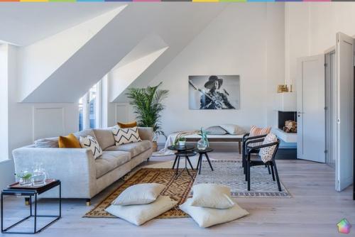 Чистые линии в квартире на чердаке в Стокгольме ч. 1. 01