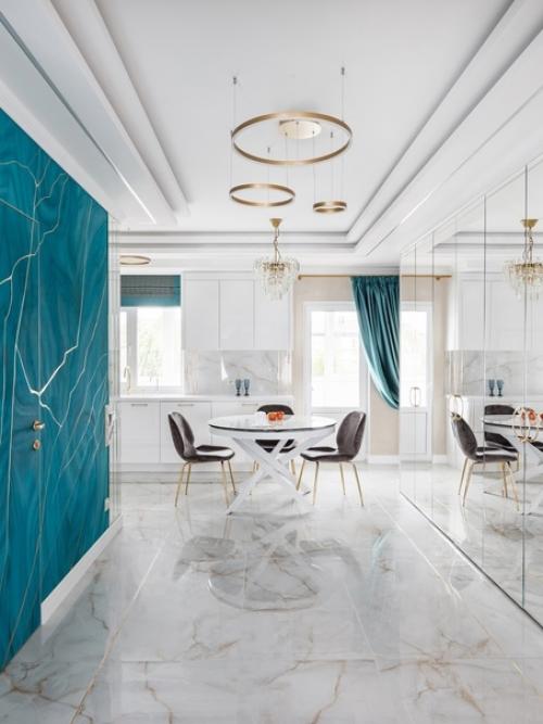 Кухня и гостиная в таун - хаусе. 04