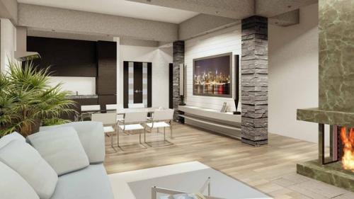 Эскизный проект удобного одноэтажного дома. 08