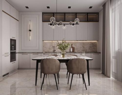 Интерьер двухкомнатной квартиры 86 кв. 06