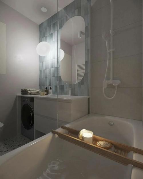 Очень приятная цветовая гамма в интерьере квартиры - студии. 08