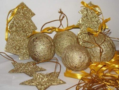 Праздничные шары - паутинки! 05