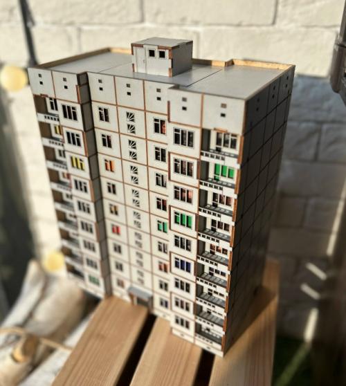 Светильник - ночник. Панелька хрущевка. 01 Светильник - ночник. Панелька хрущевка. 01