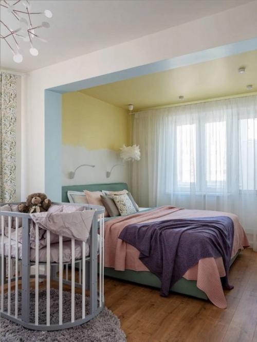 Бюджетный, но очень уютный интерьер в панельке. 04