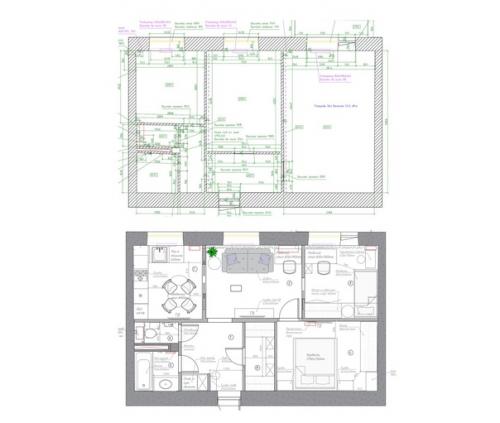Уютная двушка в доме Сталинке. 09